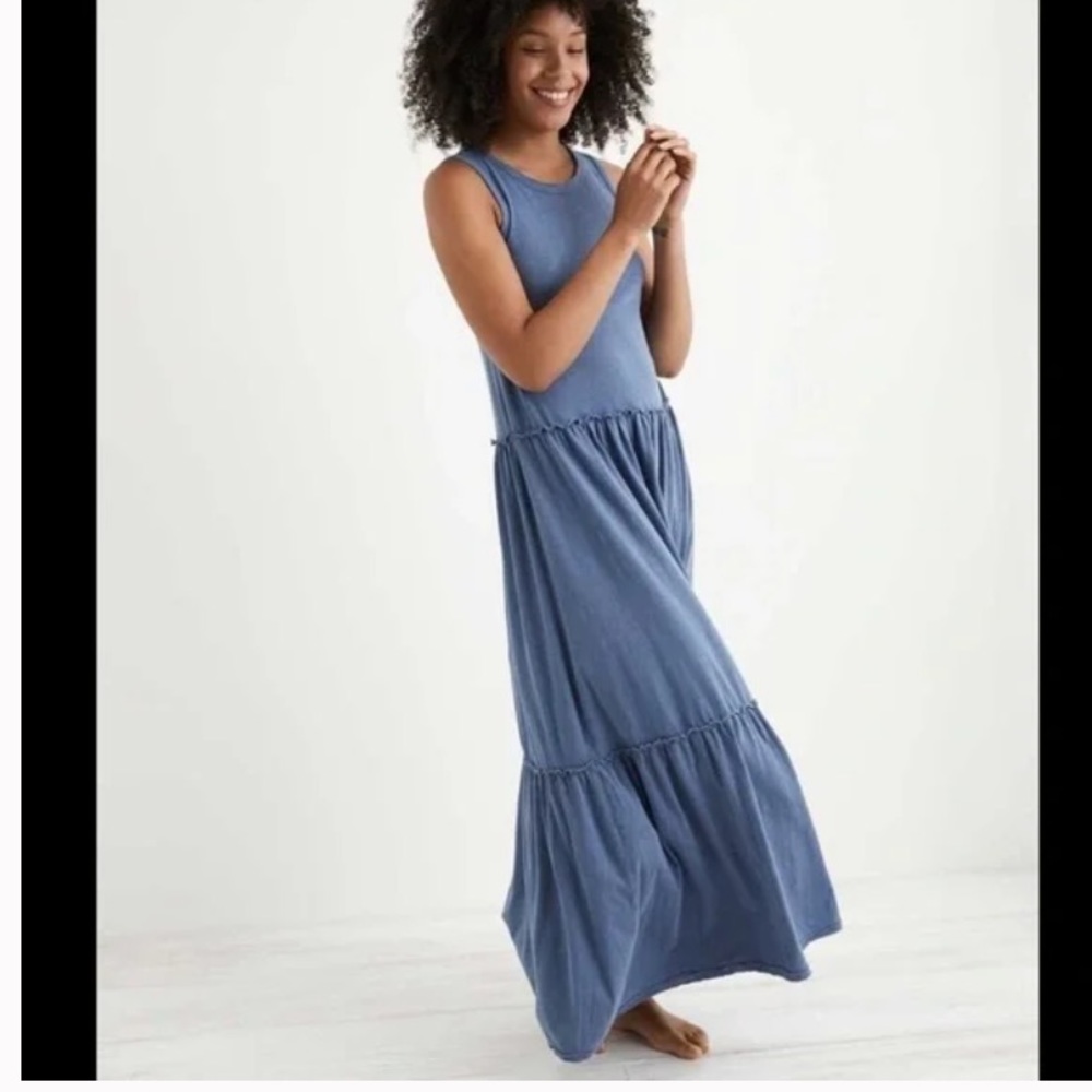 Aerie Blue Maxi Dress